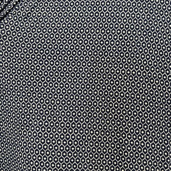 TALBOTS V Neck Blouse Sz MED Blue White Pullover Stretch Casual Shirt Nautical - Picture 5 of 7